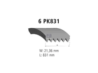 Auxiliary belt DT Spare Parts