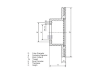 Bremsscheibe DT Spare Parts