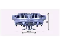 Visco koppeling AVA Cooling 51066300082 Visco koppeling AVA Cooling 51066300082