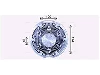 Accouplement visco AVA Cooling 9062001222 Accouplement visco AVA Cooling 9062001222