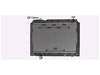 Radiator AVA Cooling 9605003501 Radiator AVA Cooling 9605003501
