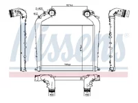 Intercooler Nissens 81061300241
