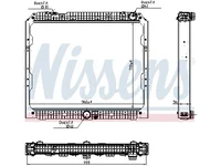 Radiatore Nissens 9605002801