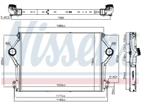 Интеркулер Nissens 2433149