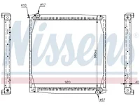 Radiator Nissens 1327249