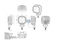 Work light DT Spare Parts