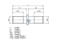 Wheel bolt DT Spare Parts