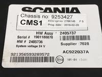 Unité de commande ECU CMS Scania 2570114 Unité de commande ECU CMS Scania 2570114