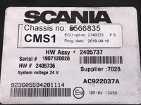 Unidad de control ECU CMS Scania 2570114
