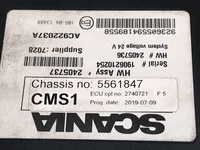 Unité de commande ECU CMS Scania 2570114 Unité de commande ECU CMS Scania 2570114