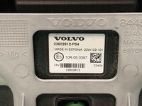 Ecrã Volvo 23602612