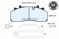 Brake pad set Textar 1628064 Brake pad set Textar 1628064