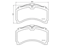 Bremsbelagsatz Textar 0064201520 Bremsbelagsatz Textar 0064201520