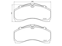 Brake pad set Textar 0064201420 Brake pad set Textar 0064201420