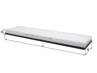 Cabină de filtru de aer Mahle 9738350147