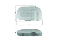 Filtre à air Mahle 81084050032