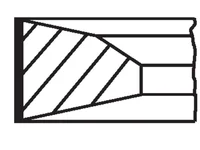 Piston ring kit Mahle 21896942