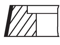 Piston ring kit Mahle 51025030787