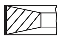 Piston ring kit Mahle 51025030554