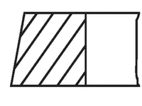 Piston ring kit Mahle 51025030684