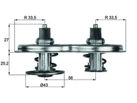 Termostat Mahle 1358995