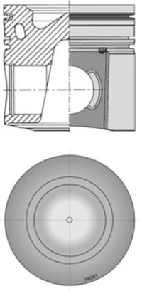 Piston Kolbenschmidt 1704036