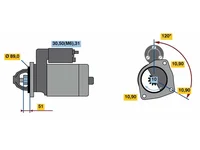 Motor de arranque BOSCH 2995986
