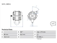 Alternator BOSCH 504057813
