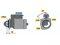 Motor de arranque BOSCH 1163626