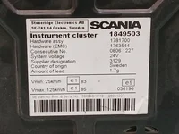 Controlpanel Scania 1775306