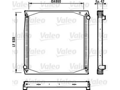 Radiator Valeo 1327249 Radiator Valeo 1327249