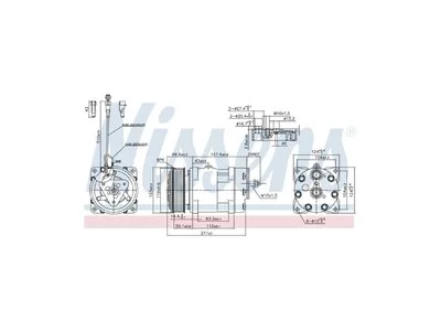 Klimaanlagensystem Nissens 1408950 Klimaanlagensystem Nissens 1408950