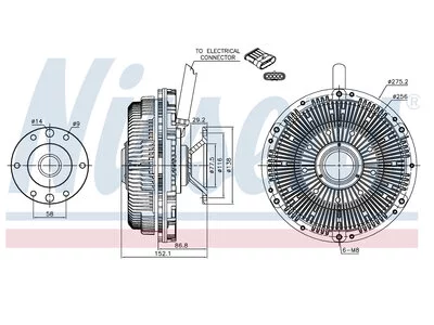 Ventilateur Nissens 1742083 Ventilateur Nissens 1742083