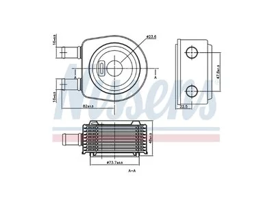 Refrigerador de aceite Nissens 1676178 Refrigerador de aceite Nissens 1676178
