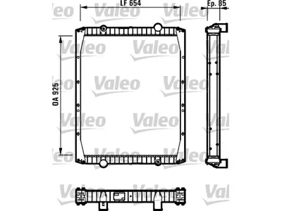 Radiator Valeo 5010140336 Radiator Valeo 5010140336