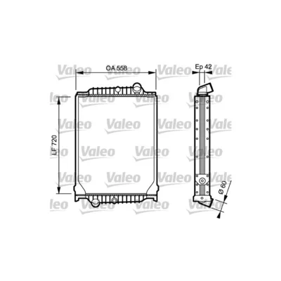 Radiator Valeo 8113629