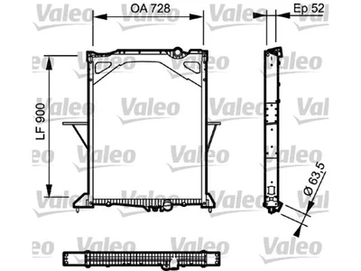 Radiator Valeo 70320680 Radiator Valeo 70320680