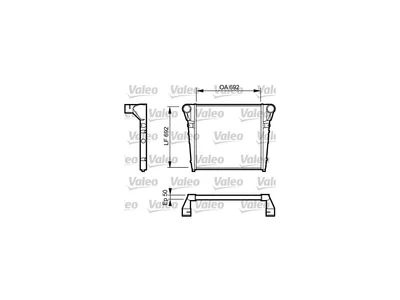 Intercooler Valeo 5001858516 Intercooler Valeo 5001858516