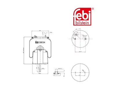 Bolsa de aire Febi 1440306 Bolsa de aire Febi 1440306
