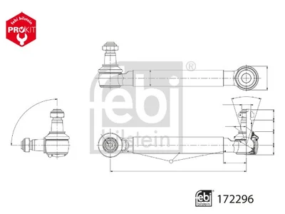 Bras oscillant Febi 6343260516