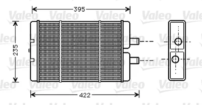 Wymiennik ciepła Valeo 0008356601 Wymiennik ciepła Valeo 0008356601