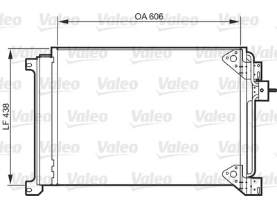 Kondensator Valeo 41214450 Kondensator Valeo 41214450