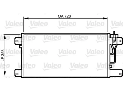 Condensador Valeo 1782207 Condensador Valeo 1782207
