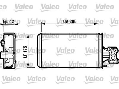 Heat exchanger Valeo 7701201683 Heat exchanger Valeo 7701201683