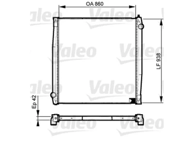 Radiador Valeo 570474 Radiador Valeo 570474