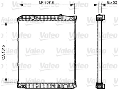 Radiador Valeo 9425002903 Radiador Valeo 9425002903