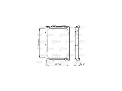 Radiador Valeo 81061016440