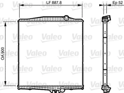 Radiador Valeo 85003229 Radiador Valeo 85003229