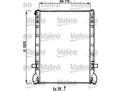 Radiator Valeo 1321887 Radiator Valeo 1321887