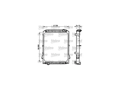 Radiator Valeo 93192910 Radiator Valeo 93192910